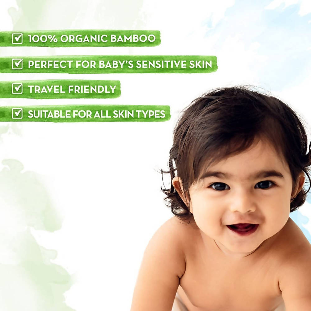 Mamaearth India's 1st Organic Bamboo Based Wipes