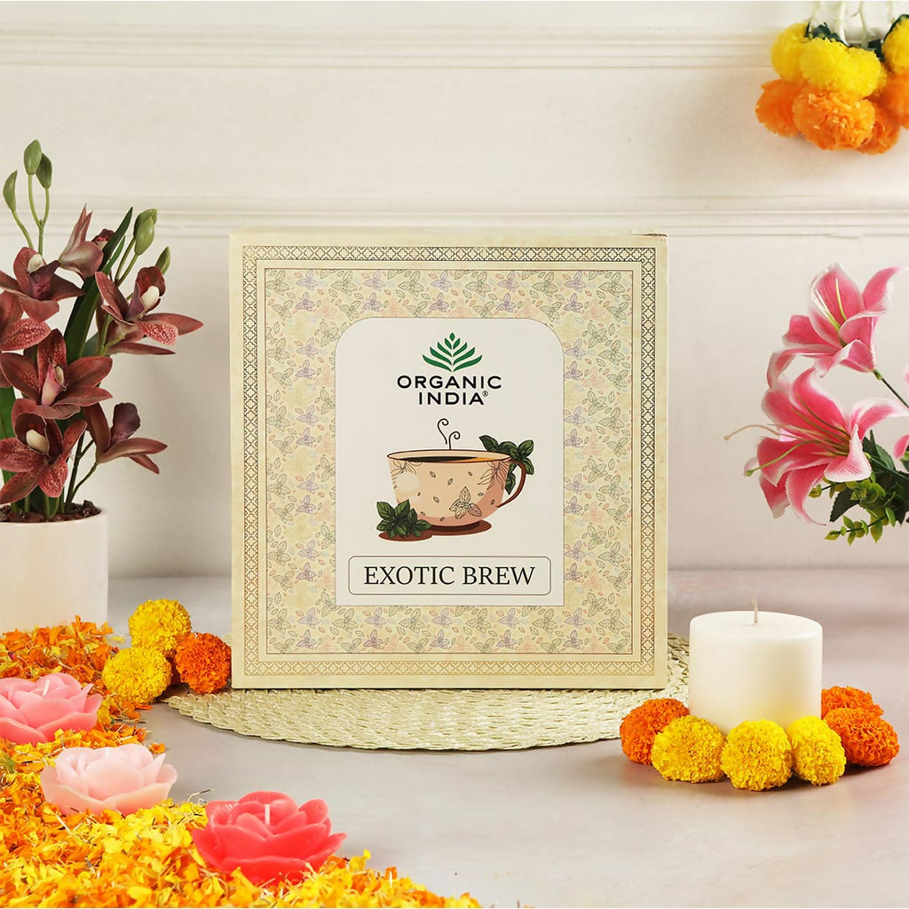 Organic India Exotic Brew Gift Box