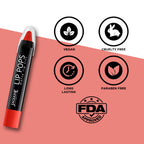 Jaquline USA Lip Pops Matte Lip Tint - Red Pop 02