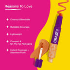 Swiss Beauty Craze Twosome Face Stick 2-In-1 Beauty Wand Concealer and Blush - 3 Medium - Pink