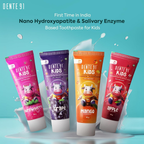 Dente91 Kids Toothpaste, Protects against dental caries & Hypersensitivity, Fluoride Free