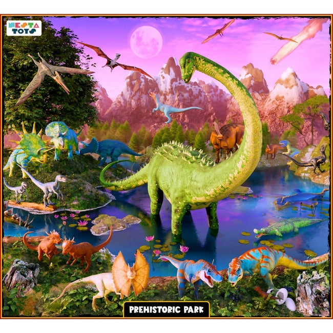 Nesta Toys Prehistoric Park Jigsaw Puzzle For Kids (64 Pcs) Hover Image