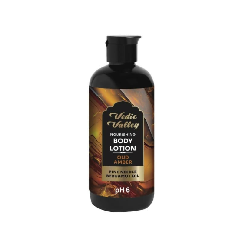 Vedic Valley Oud Amber Body Lotion for Women & Men