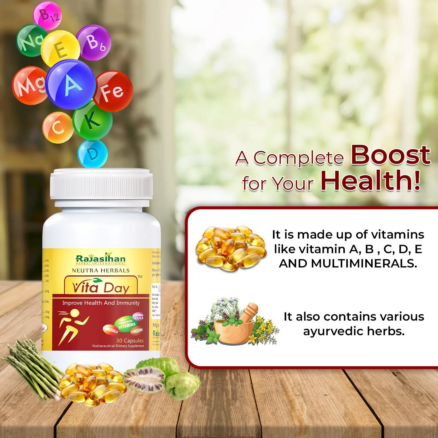 Rajasthan Herbals Neutra Herbals Vita Day Capsules