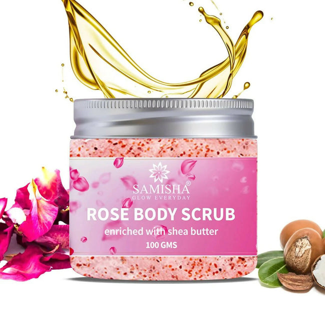Samisha Rose Body Scrub With Shea Butter Main Image