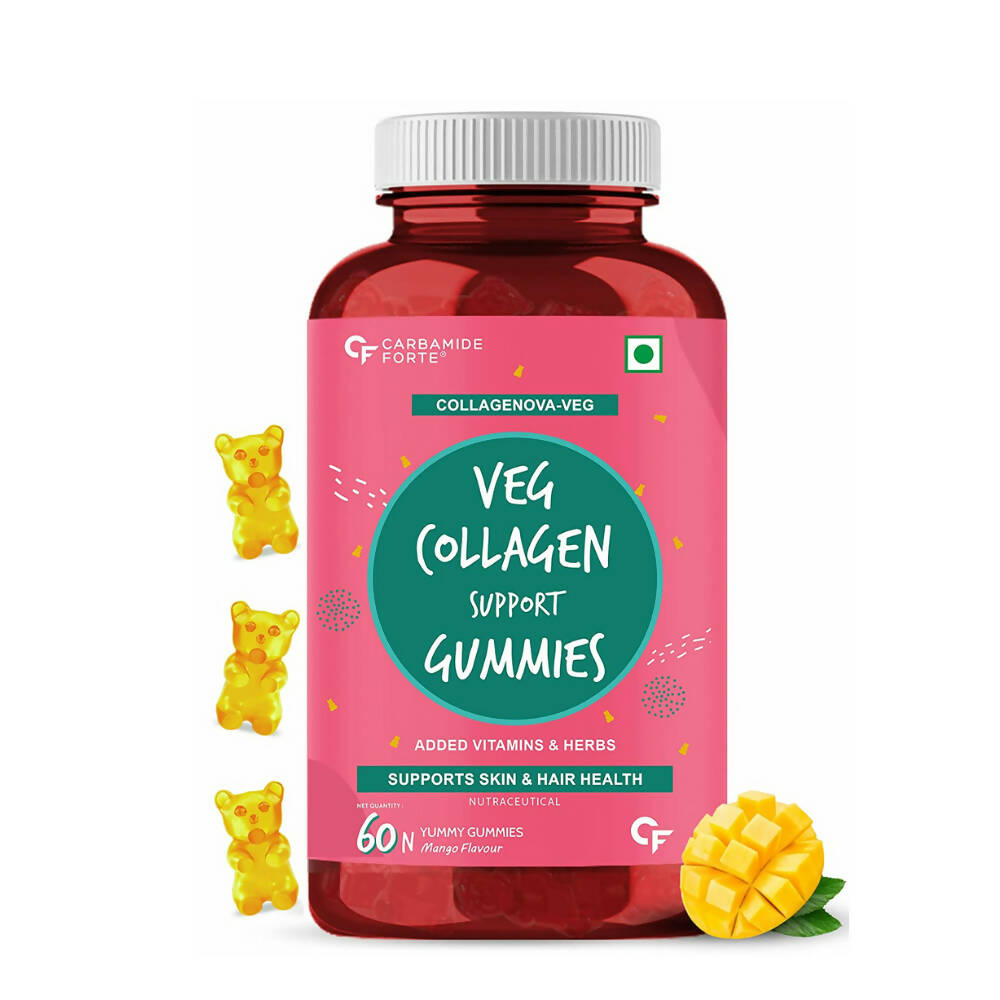 Carbamide Forte Veg Collagen Support Gummies - Mango Flavor