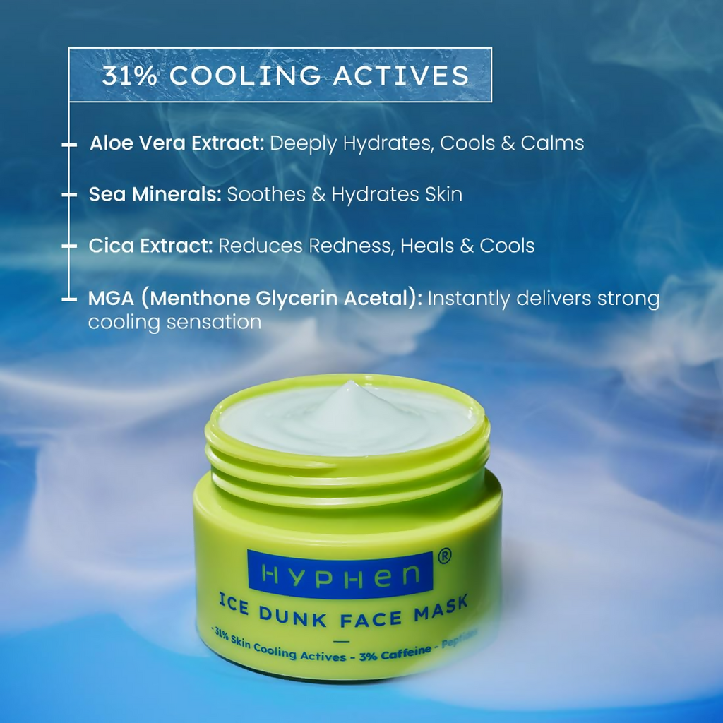 Hyphen Ice Dunk Instant Cooling Face Mask