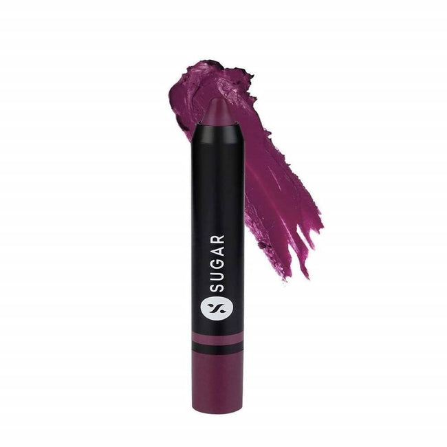 Sugar Plush Crush Creme Crayon - Violet Vixen (Warm Purple with hints of pink) Hover Image