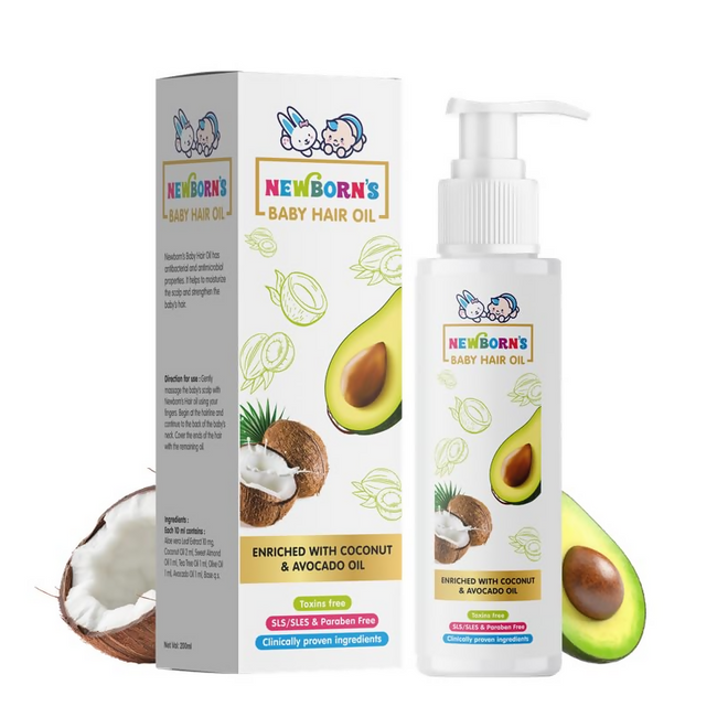 Newborn’s Nourishing Baby Hair Oil Main Image