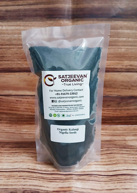 Satjeevan Organic Kalonji Nigella Seeds