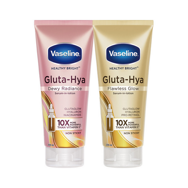 Vaseline Gluta Hya Serum-in-Lotion - Dewy Radiance & Flawless Glow Combo Hover Image