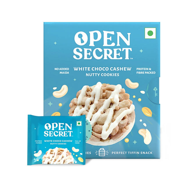 Open Secret White Choco Cashew Nutty Cookies Hover Image