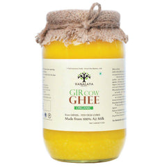 Vanalaya Organic Gir Cow Ghee | A2 Milk Prepared By Traditional Bilona Method | 100 % Pure A2 Ghee, Natural & Healthy