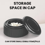 Borosil Cosmic Insulated Water Bottle Tumbler - 320ml (Black)