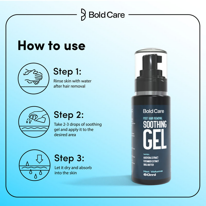 Bold Care Post Hair Removal Soothing Gel