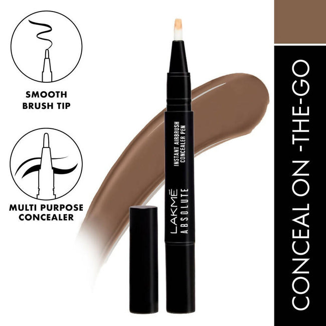 Lakme Absolute Instant Airbrush Concealer Pen - Cocoa Main Image