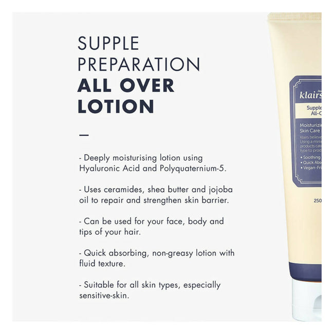 Dear Klairs Supple Preparation All Over Lotion Main Image
