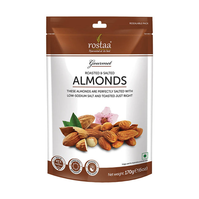Rostaa Roasted & Salted Almonds Hover Image
