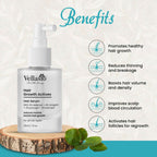 Vellasio Hair Growth Serum Actives - 3% Redensyl, 4% Anagain, 3% Procaoil, 2% Baicapil
