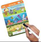 Braintastic Educational Game (3-6 yrs):Animal World / Kids Toys/Write & Wipe Activity Sheets/ Free 12 pc Puzzles