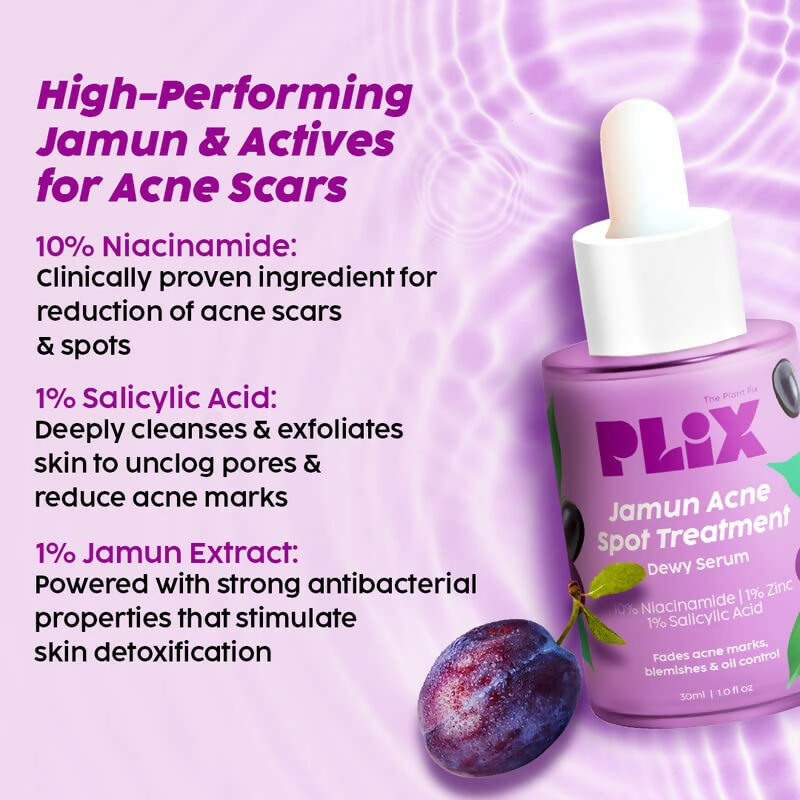 PLIX The Plant Fix 10% Niacinamide Face Serum For Acne Marks, Blemishes, Oil Control