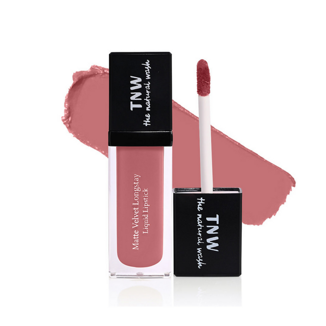 The Natural Wash Matte Velvet Longstay Liquid Lipstick - Pinktastic Hover Image