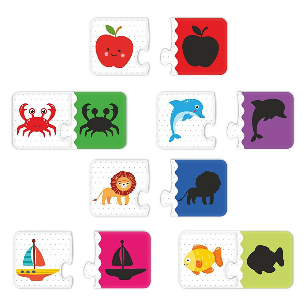 Webby Shadow Match 2 Pieces Learning Pack Jigsaw Puzzle