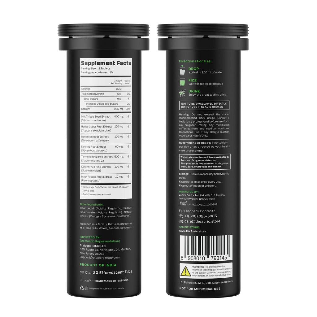 Auric Herbal Liver Support Supplement