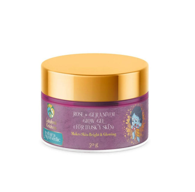 Lakshmi Krishna Rose + Geranium Glow Gel For Dusky Skin Hover Image