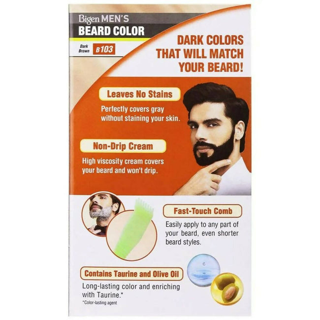 Bigen Men Beard Colour Dark Brown B 103 Main Image