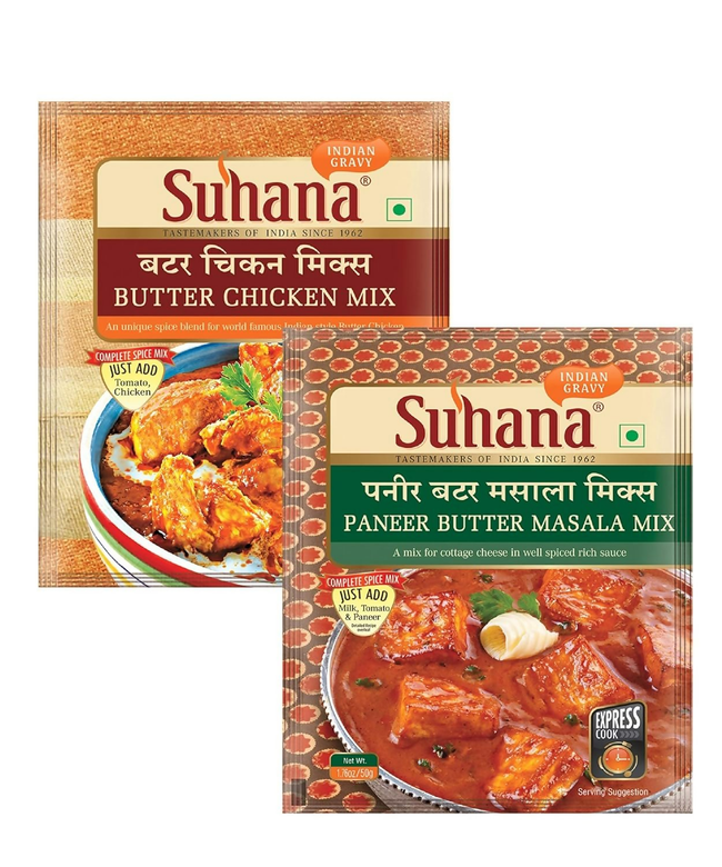 Suhana Paneer Butter Mix & Butter Chicken Mix Hover Image