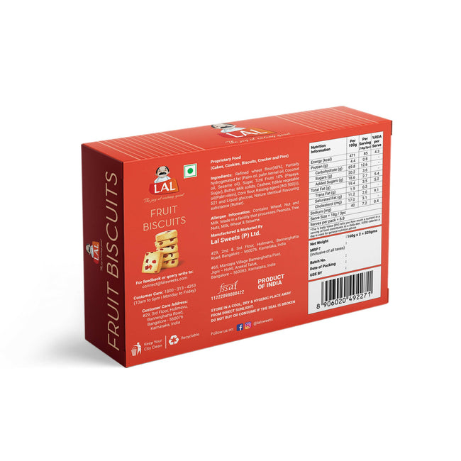 Lal Sweets Fruit Cookies Main Image