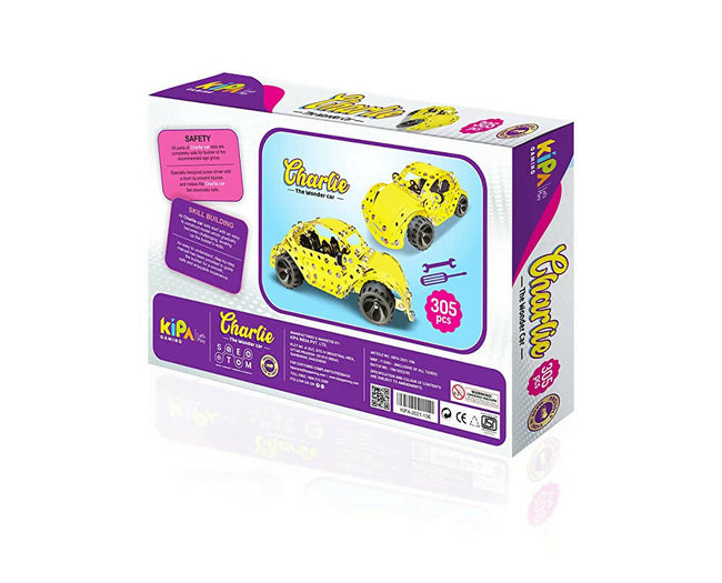 Kipa Innovator - Charlie- 1 DIY Laser Cut, Educational, Learning, Stem, Building and Construction Toys +5 Years Main Image