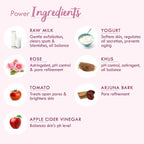 Nat Habit Fresh Gulab Khus Ksheer Lepa Face Mask For Pore Refining, Tightening