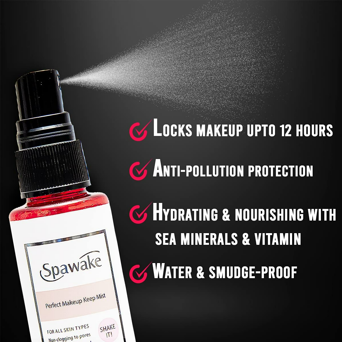 Spawake Makeup mist with Vitamin B6 + Natural Glow BB Cream Combo