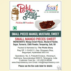The Pickle Story Mango, Mustard & Sugar Sweet Pickle