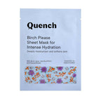 Quench Botanics Birch Please Sheet Mask for Intense Hydration - Korean Skincare
