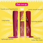 LoveChild By Masaba Gupta Double Star Transfer-proof Dusty Rose Pink Liquid Lipstick