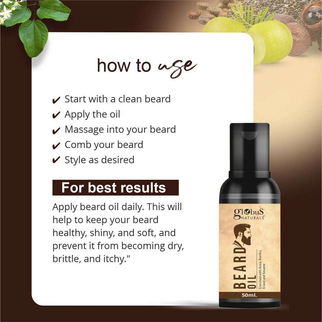 Globus Naturals Ayurvedic Beard Oil