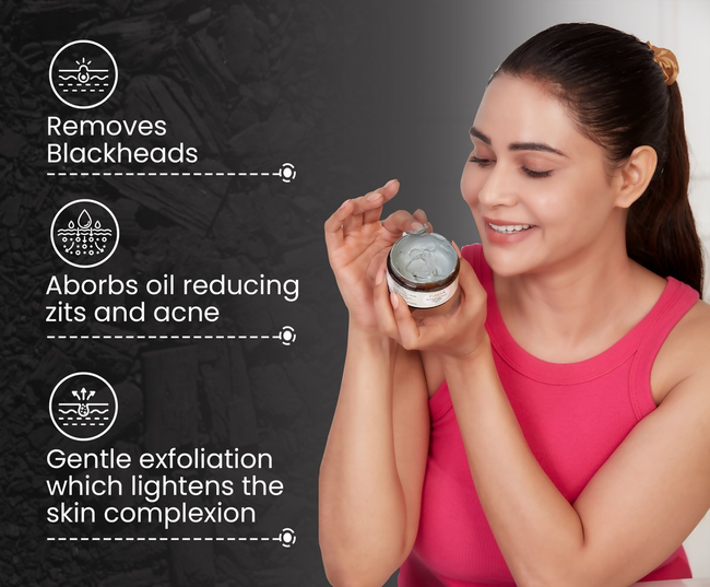 Evaraa Essential Dead Sea Mud and Charcoal Face Mask Main Image