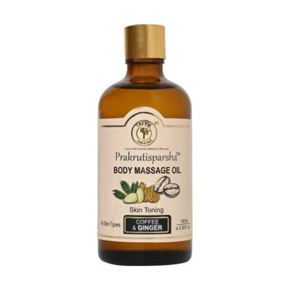 Tatvik Ayurveda Prakrutisparsha Body Massage Oil (Coffee & Ginger)