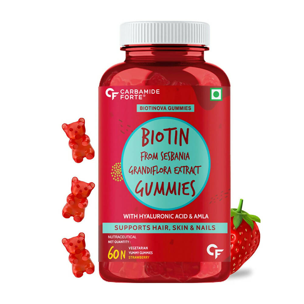 Carbamide Forte Biotin From Sesbania Extract Gummies - Strawberry
