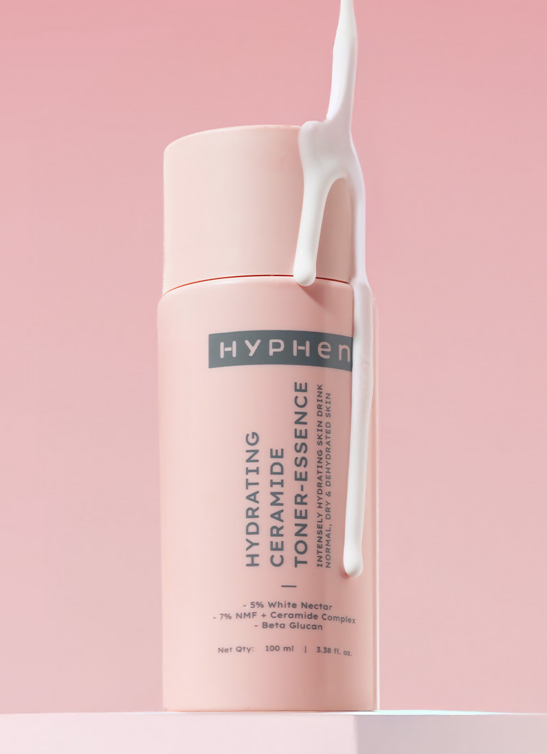 Hyphen By Kriti Sanon 7% Ceramides-Nmf Milky Toner Essence With 5% Glass Skin Blend Of Rice Water Snow Mushroom & Oatmeal