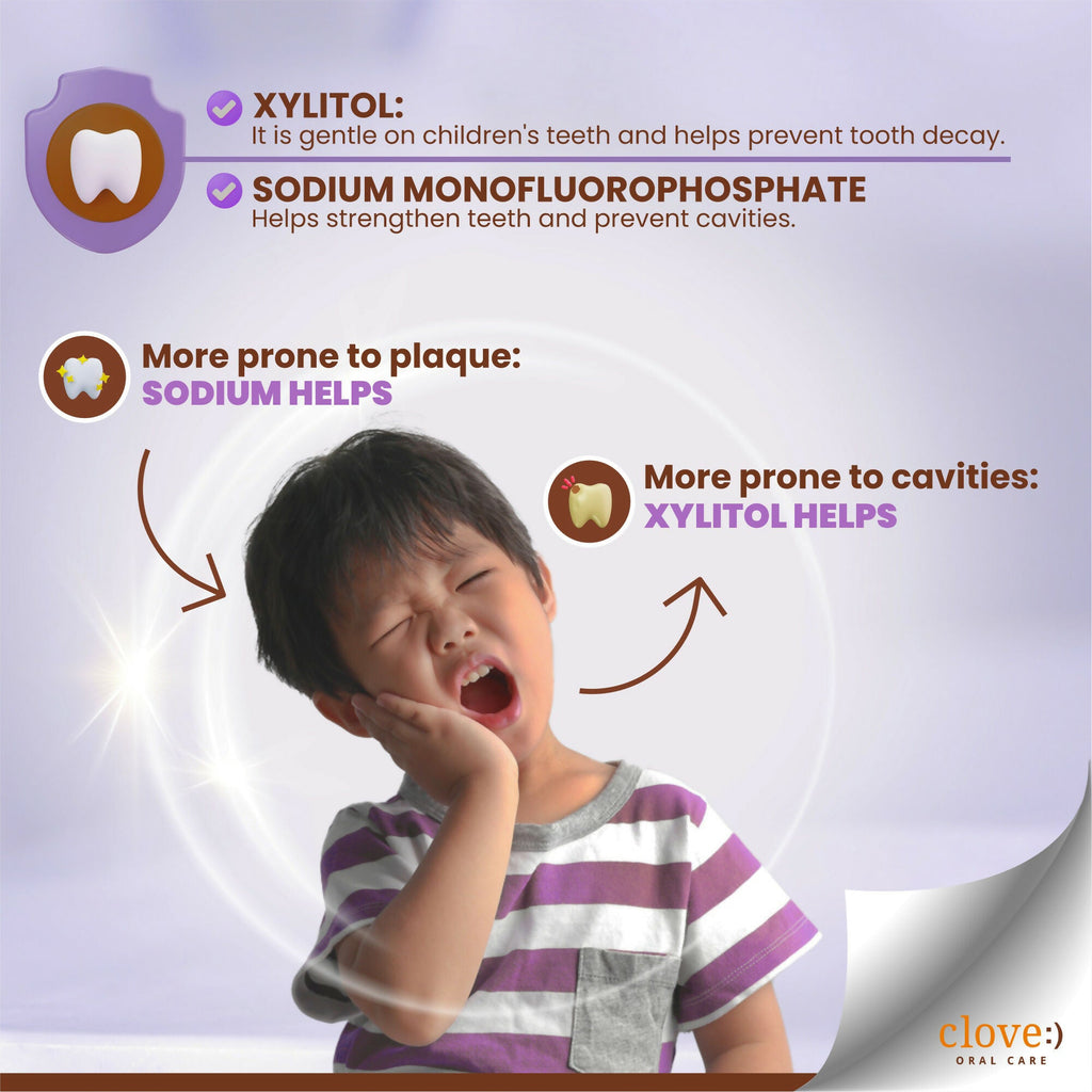 Clove Kids Toothpaste (3+years) Natural Strawberry Flavour