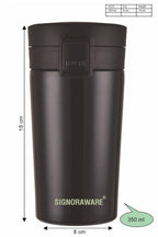 Signoraware Hot Pour Coffeemate Insulated Mug Tumbler - 350 ml (Black)