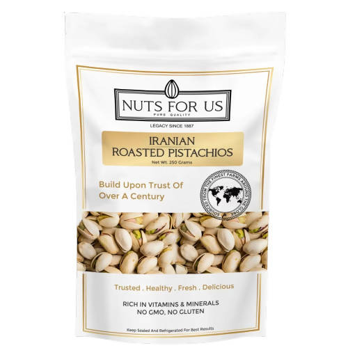 Nuts For Us Roasted Iranian Pistachios (Slightly Salted) Main Image