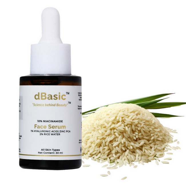 dBasic 10% Niacinamide Face Serum - Pore Minimizer, Acne Marks Hover Image