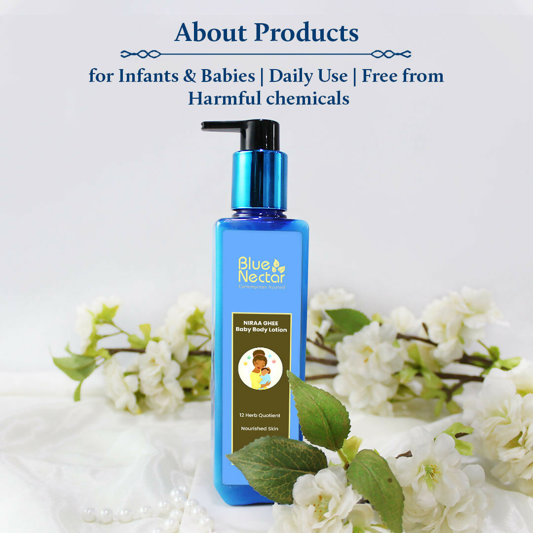 Blue Nectar Baby Lotion With Organic Ghee & Body Butters