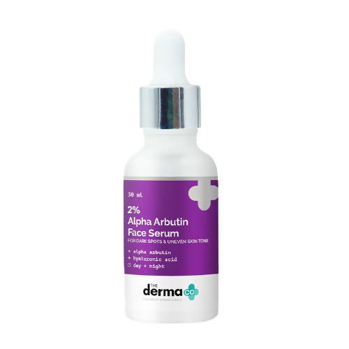 The Derma Co 2% Alpha Arbutin Face Serum For Dark Spots & Uneven Skin Tone Hover Image