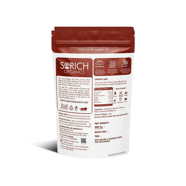 Sorich Organics Sports Mix Dry Fruits Main Image